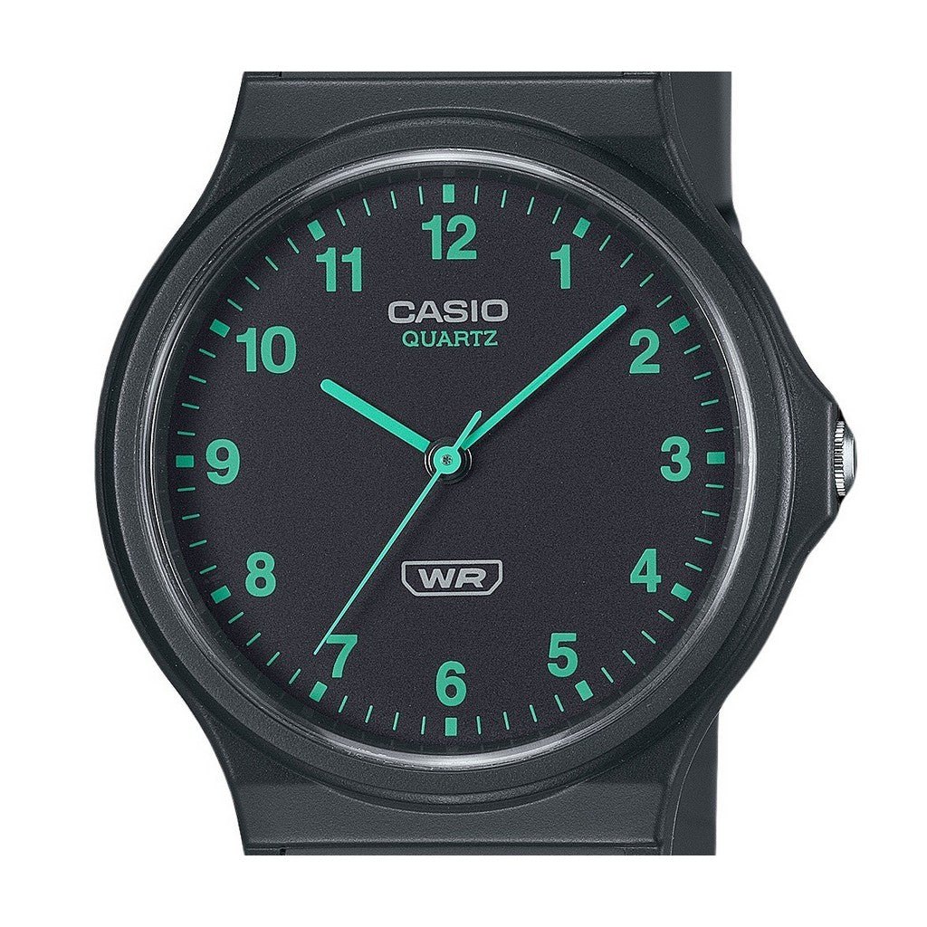 Casio POP Analog Bio Based Resin Strap Black Dial Quartz