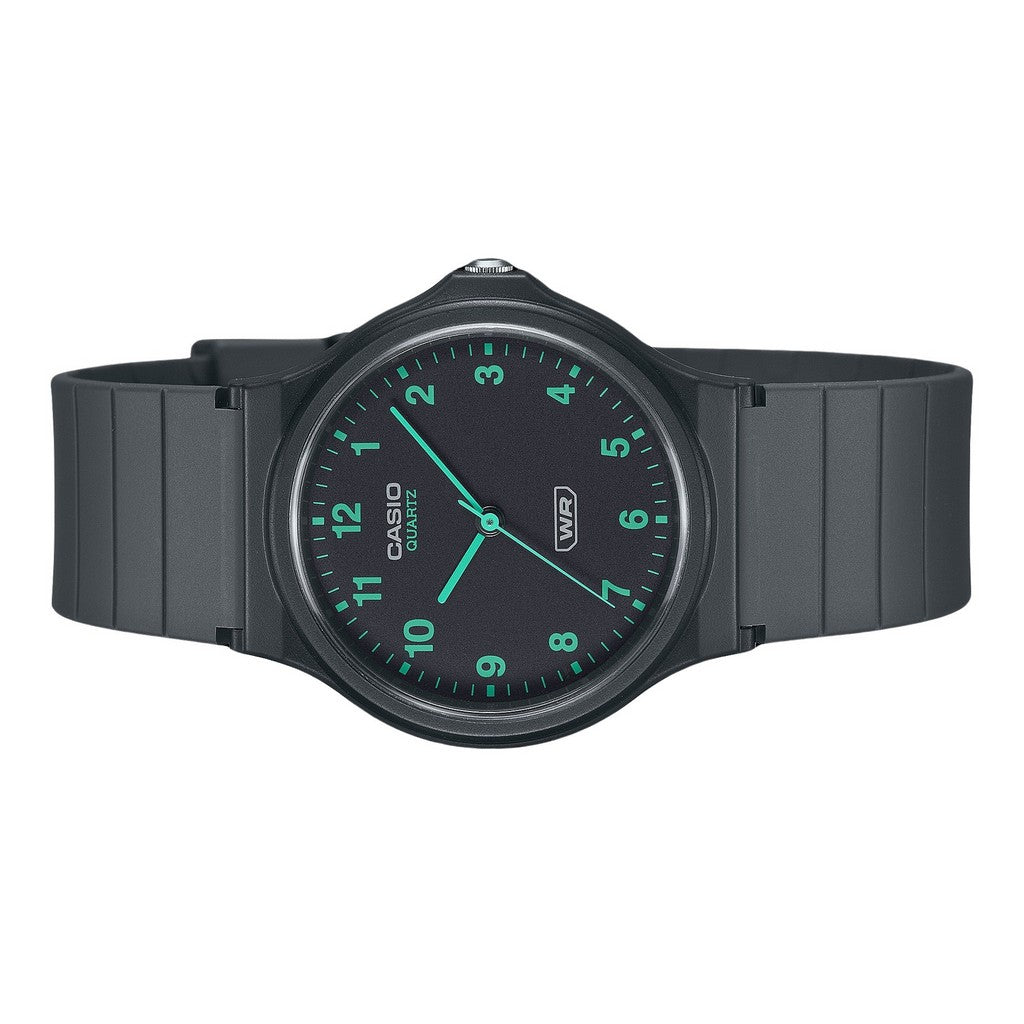 Casio POP Analog Bio Based Resin Strap Black Dial Quartz