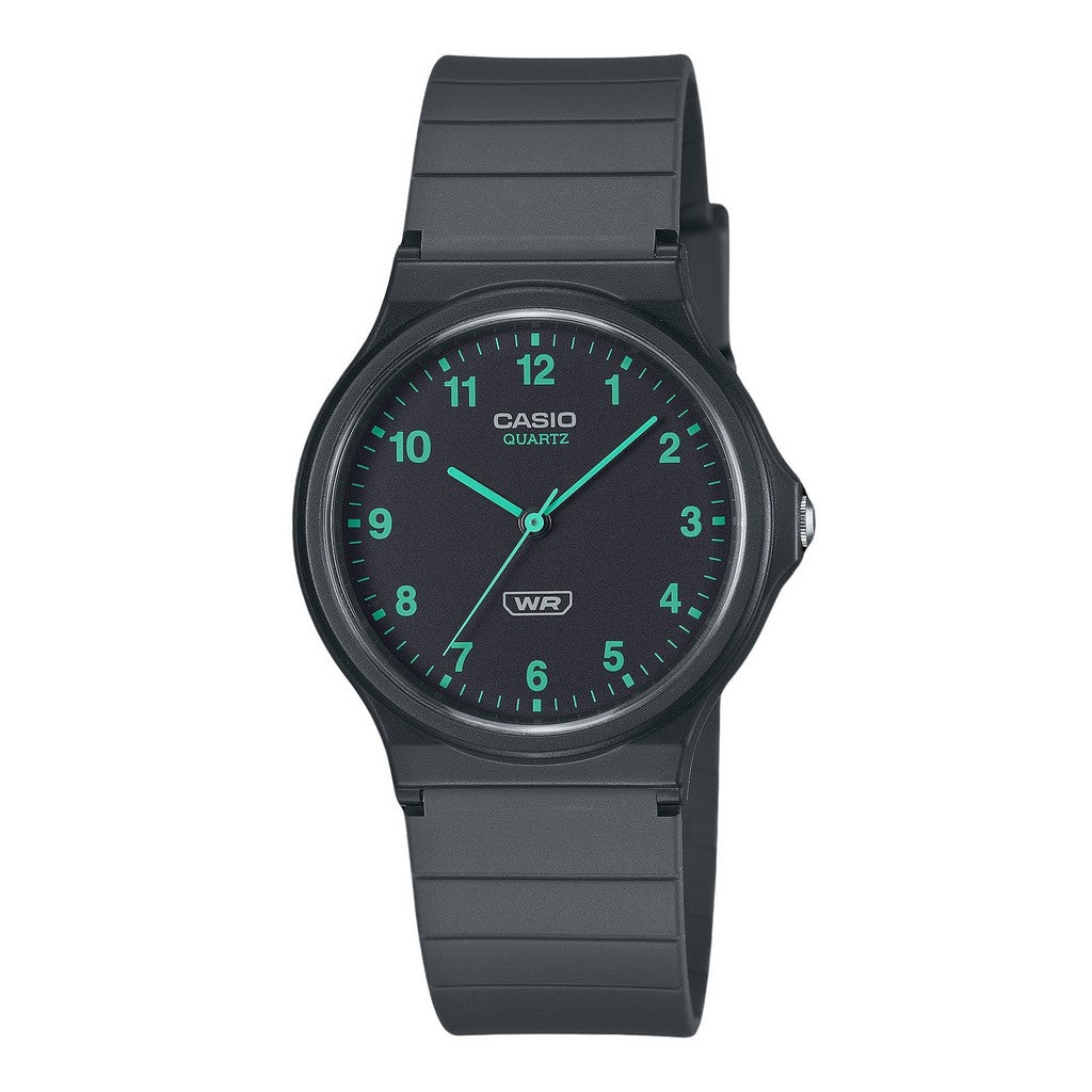 Casio POP Analog Bio Based Resin Strap Black Dial Quartz