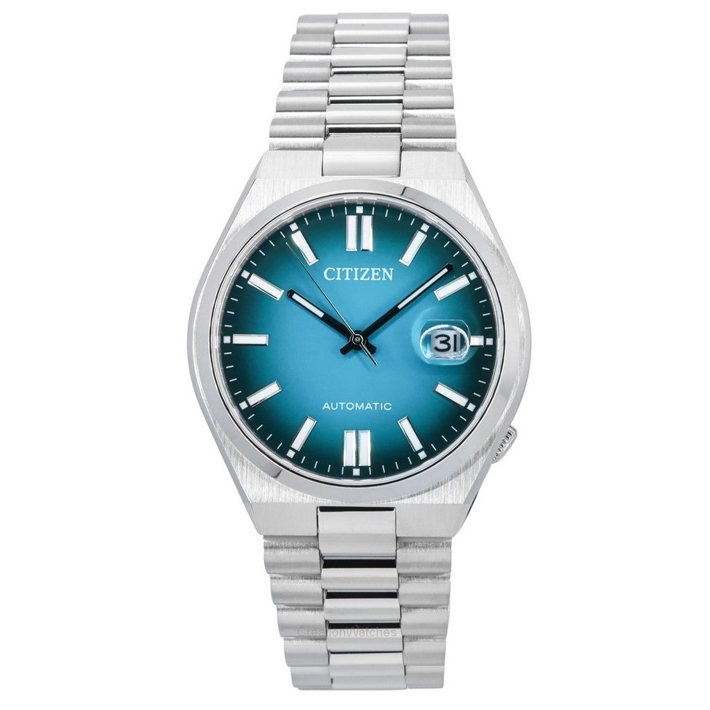 Citizen Tsuyosa Stainless Steel Turquoise Dial Automatic Men's Watch