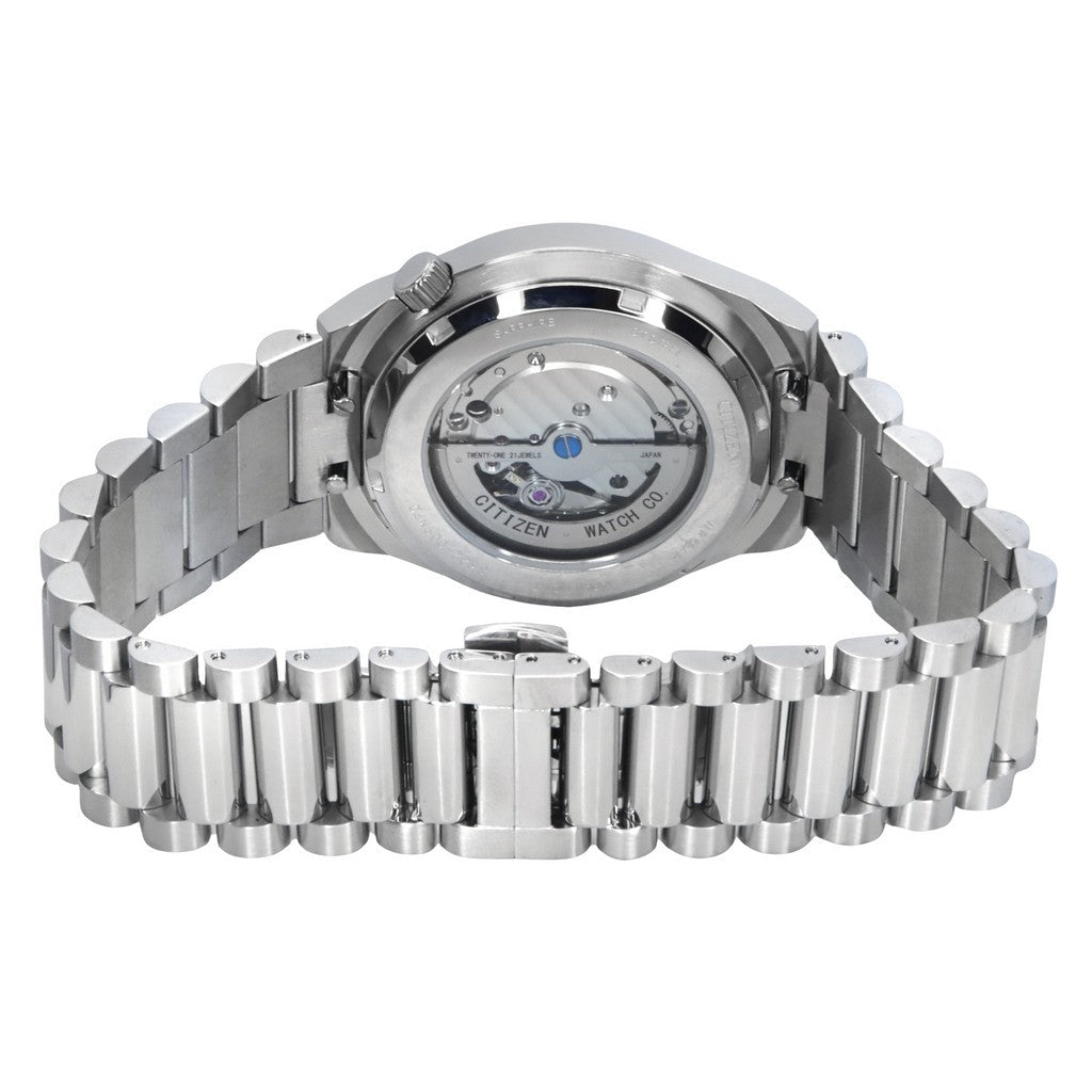 Citizen Tsuyosa Small Second Stainless Steel Textured Green Dial Automatic Men's Watch